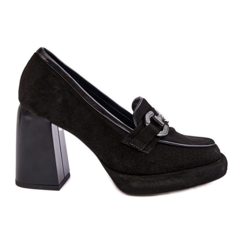 Dámské lodičky se zdobením Laura Messi 2706 500-173 černé černá