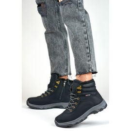 Trekingové boty Model 1696-1B Černá - PRIMO černý