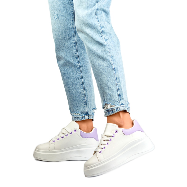 Dámská sportovní obuv LL23171PU bílá bílý