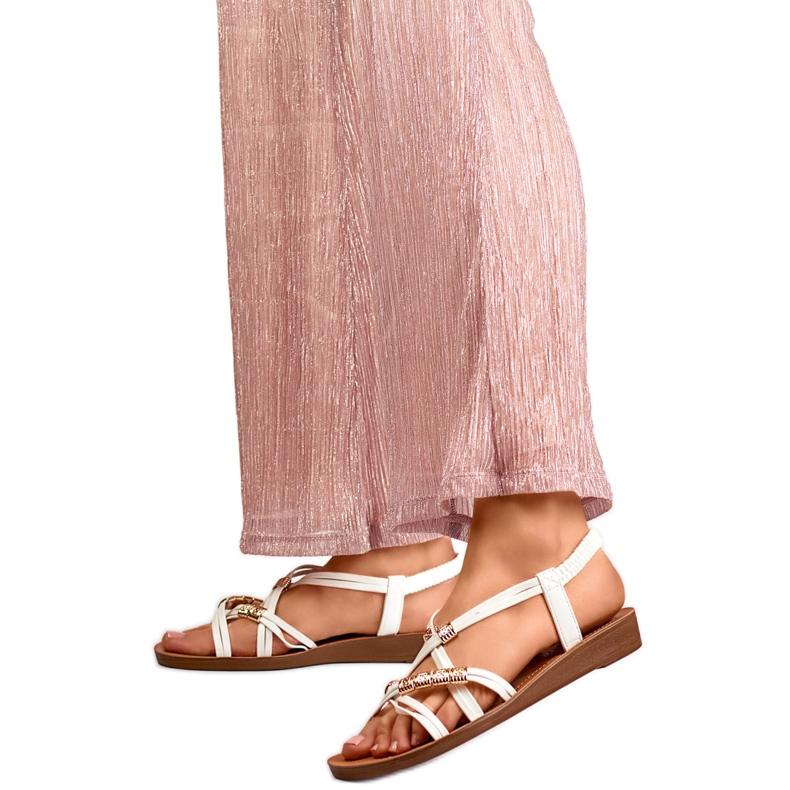 Sandály Model PS06W Bílé bílý