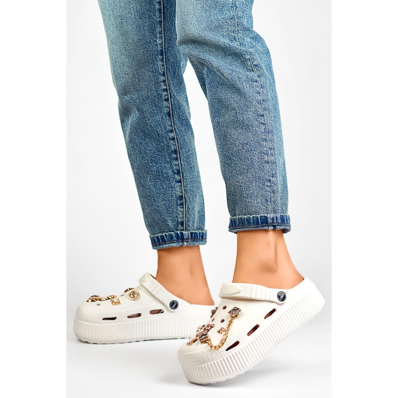 Sandálové žabky Model PT-1W White - PRIMO bílý