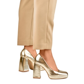 Dámské lodičky M045GO Gold žluť