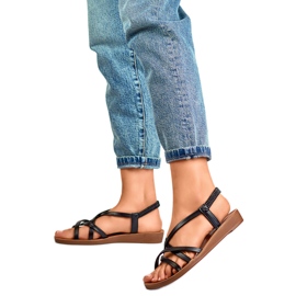 Dámské sandály PS07B černé černý