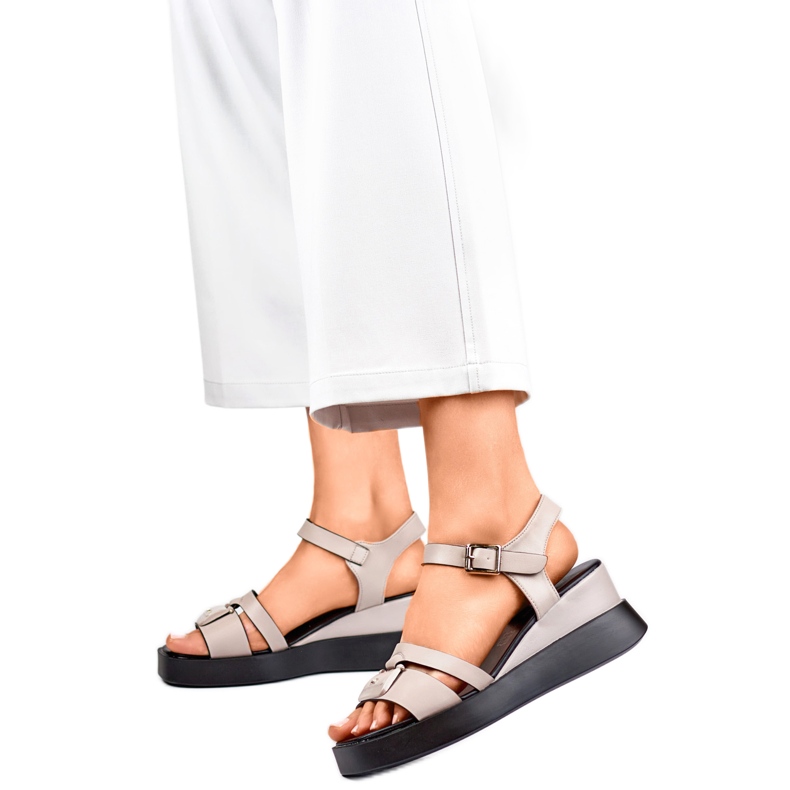 Dámské sandály GD-LH2001T Béžová béžový