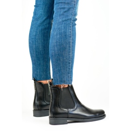 Dámské Chelsea Boots MR-15B Black černá Dámské Chelsea Boots MR-15B Black černá