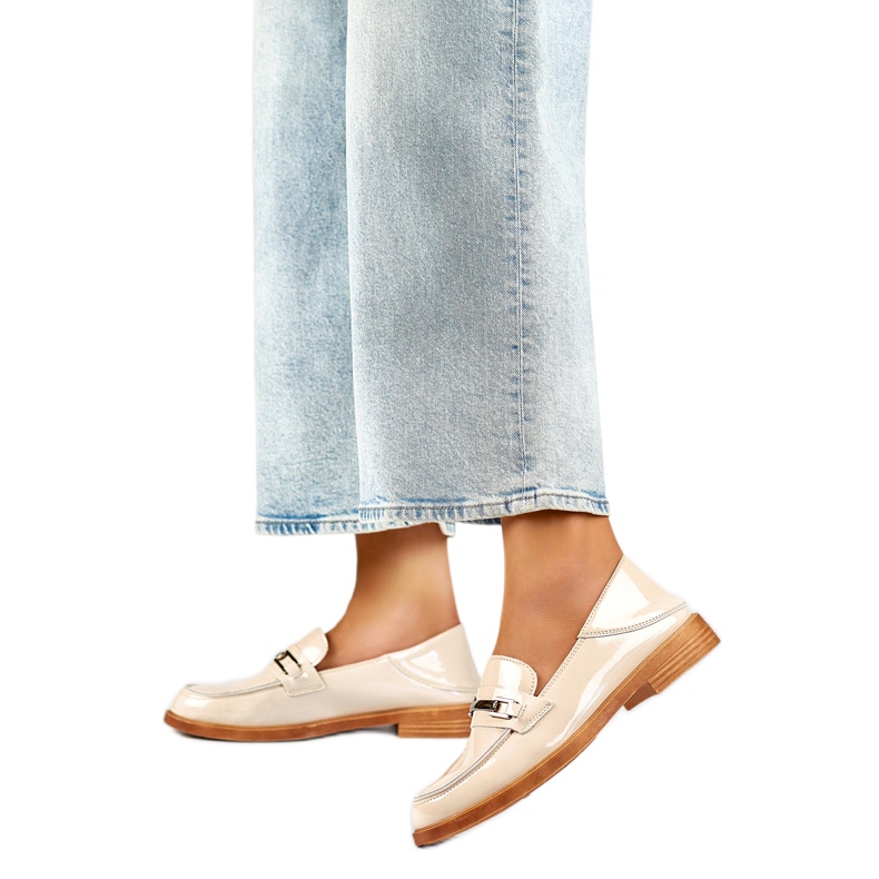 Dámské boty se zdobením 24-58233BE béžový