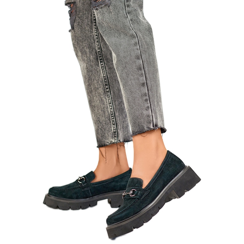 Dámské boty se zdobením 24-7888B černá