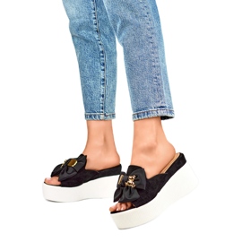 Dámské žabky Black 8082B černý