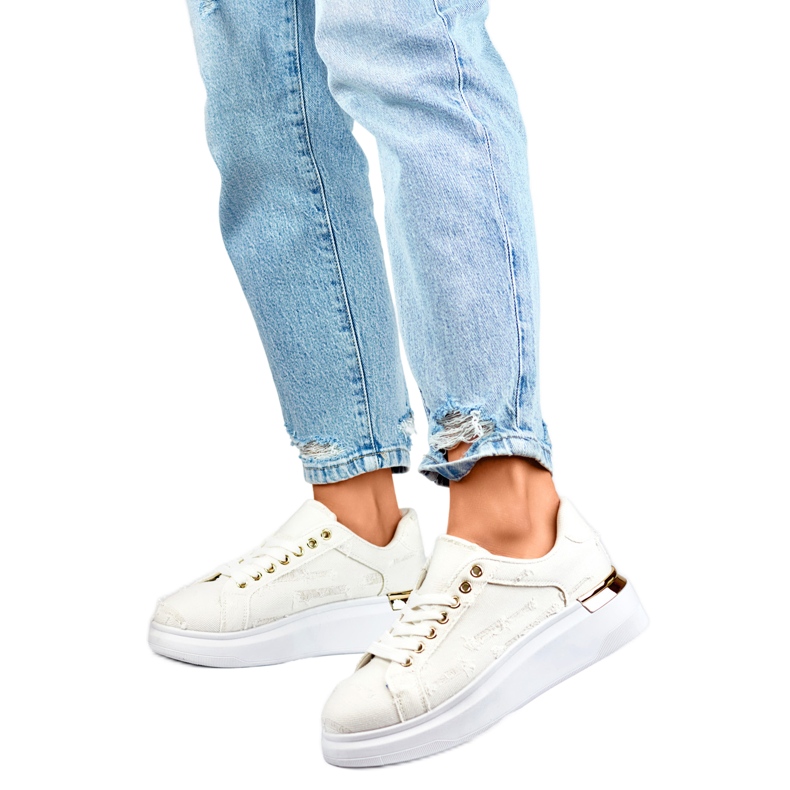 Dámská sportovní obuv A-91BE béžový