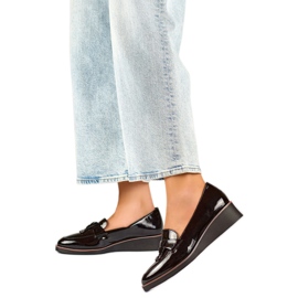 Dámské patentní lodičky 24-58266B černý