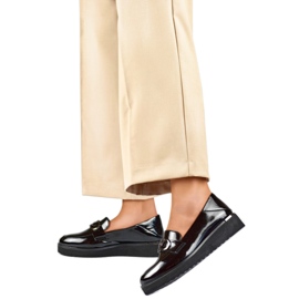 Dámské patentované boty 24-58284B černý