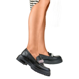 Dámské boty se zdobením 7961B černý