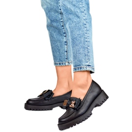 Mokasíny model 2306B černý