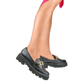 Dámské boty se zdobením B2733B černý