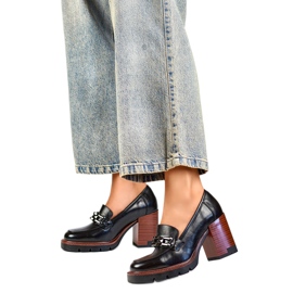 Dámské lodičky 24-2-12278B černý