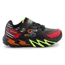 Boty Skechers S-Lights Flex-Glow Bolt 400138L-BKRD černý