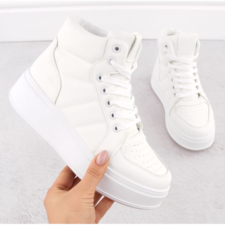 News Sportovní obuv Novinky vysoká W 8166 EVE465A bílý