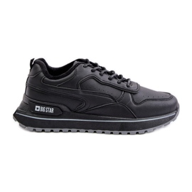 Pánské zateplené tenisky Big Star OO174675 HI-POLY System Black černý