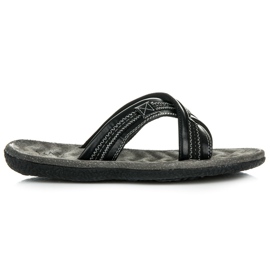 Mckeylor Pánské letní pantofle černý