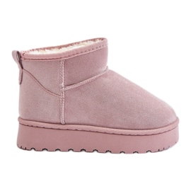 Dětské zateplené sněhule Pink Nallita růžový