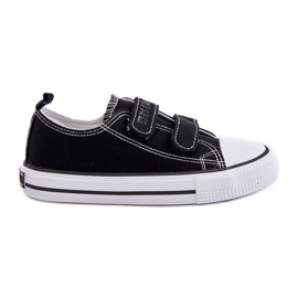 Dětské tenisky na suchý zip Big Star OO374008 Black černý