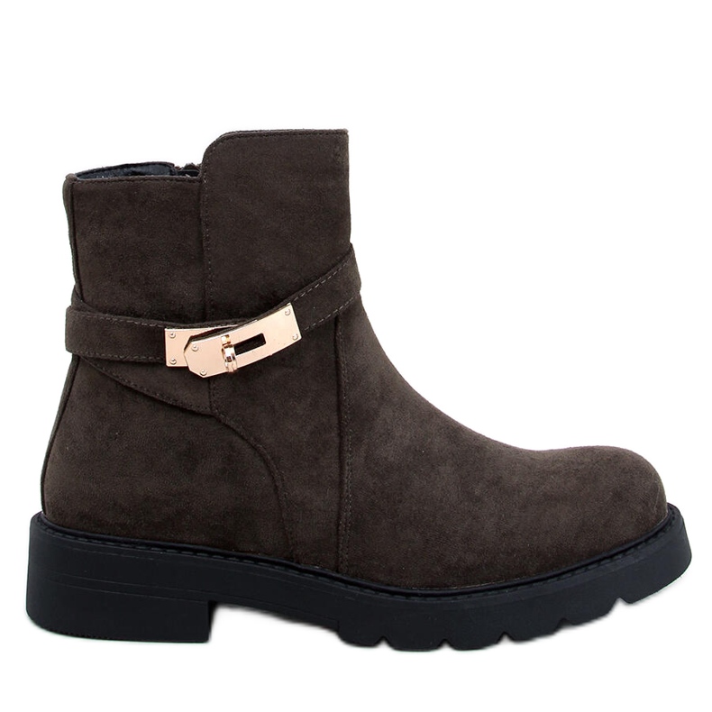 Drapers Zelené semišové ploché kotníkové boty zelená