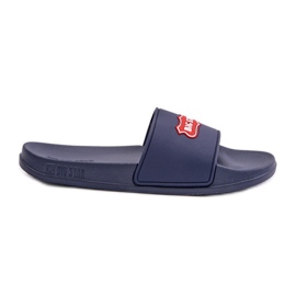 Dámské žabky Big Star OO274039 Navy Blue modrý