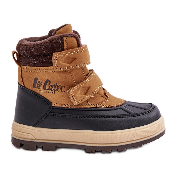 Chlapecké zateplené sněhule Lee Cooper LCJ-23-01-2059 Camel hnědý Chlapecké zateplené sněhule Lee Cooper LCJ-23-01-2059 Camel hnědý