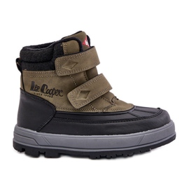 Chlapecké zateplené sněhule Lee Cooper LCJ-23-01-2058 Zelená zelený
