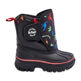 Dětské sněhule na suchý zip Lee Cooper LCJ-24-44-2861K Black černý