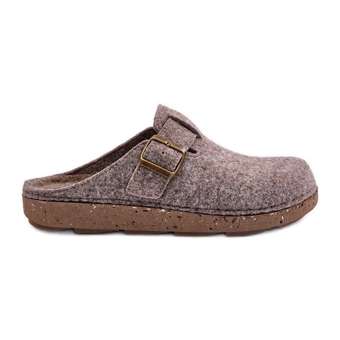 Pánské pantofle s přezkou Preventivní žabky Inblu MT000012 béžová béžový