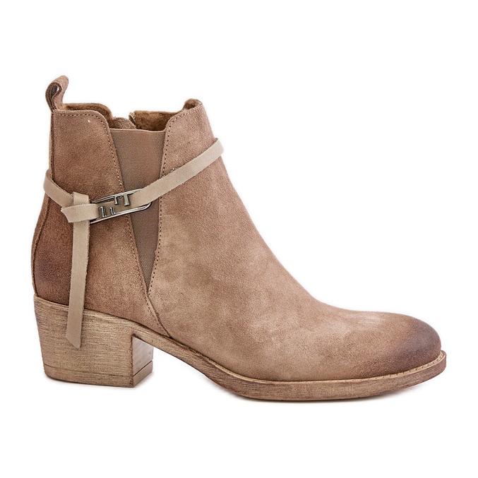 Zazoo 60478 Semišové kozačky na vysokém podpatku, zateplené, zapínané na zip, béžová béžový Zazoo 60478 Semišové kozačky na vysokém podpatku, zateplené, zapínané na zip, béžová béžový