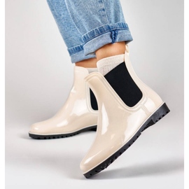 Dámské boty Chelsea, béžové, DC21BE béžový Dámské boty Chelsea, béžové, DC21BE béžový