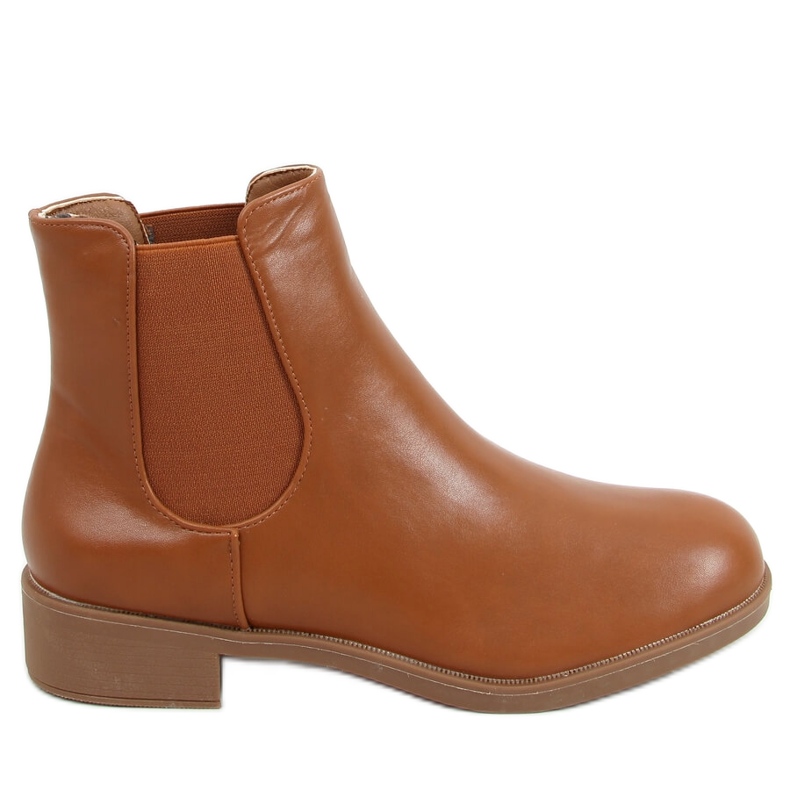 Klasické dámské chelsea boty Modena Camel hnědý Klasické dámské chelsea boty Modena Camel hnědý