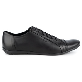 Polbut Elegantní pánské boty k džínům C23 černé černý