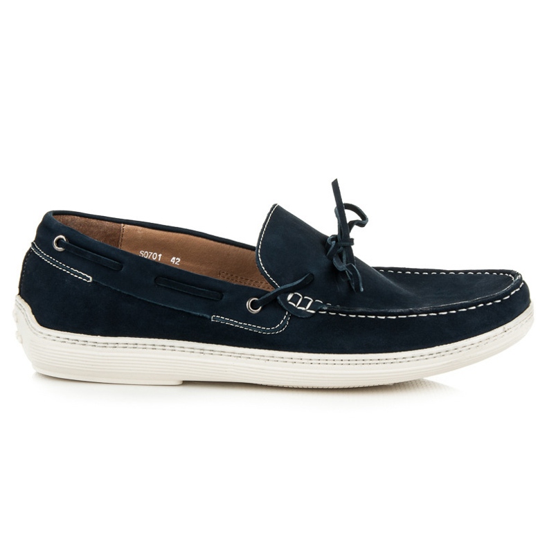 Sorrento Kožené mokasíny modrý