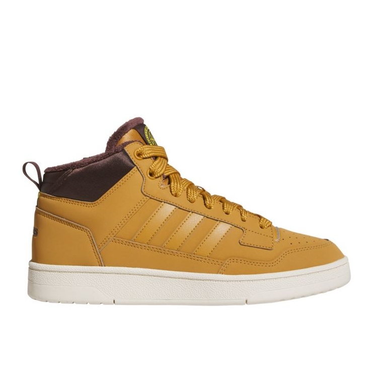 Boty Adidas Rapid Court Mid Winterized JR0171 žlutá