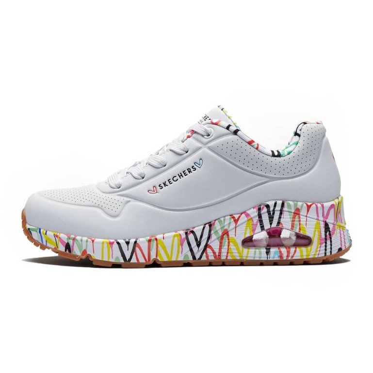 Boty Skechers X Jgoldcrown Uno Loving Love 155506-WHT bílý