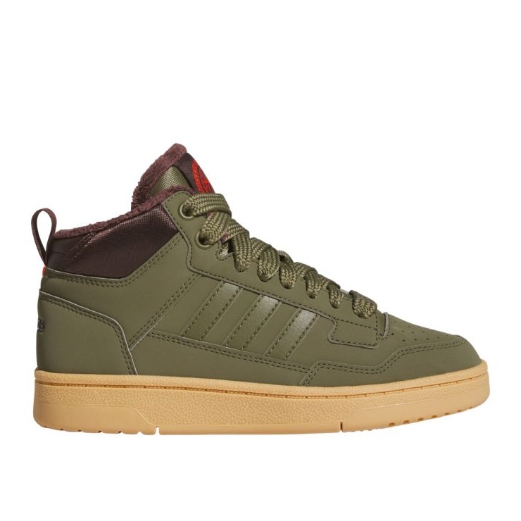 Boty Adidas Rapid Court Mid Winterized JR2813 zelená