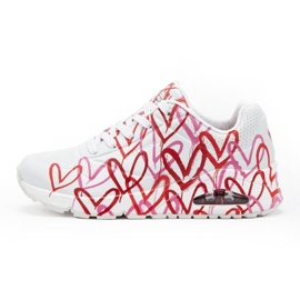 Boty Skechers X Jgoldcrown Uno-Spread The Love W 155507-WRPK bílý