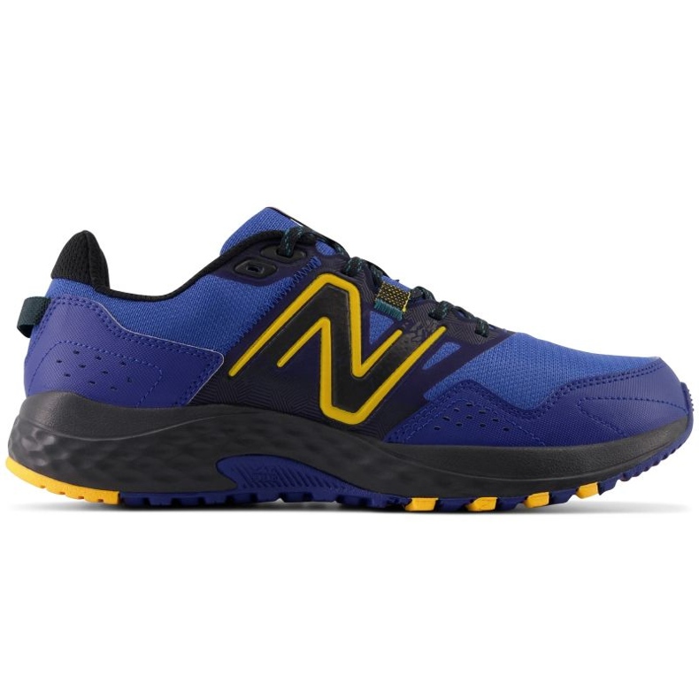 Pánské trailové běžecké boty New Balance 410, sportovní tenisky, tmavě modrá (MT410LY8) modrý