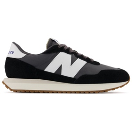 Pánské tenisky New Balance, lifestylová sportovní obuv, semišová kůže, černá (MS237GA) černý