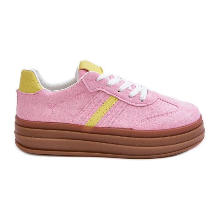 Dámské Tenisky na platformě Pink Dravinnia růžový