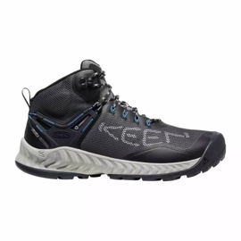 Boty KEEN Nxis Evo Mid Wp MAGNET/BRIGHT Cobalt KE-1026108 černý