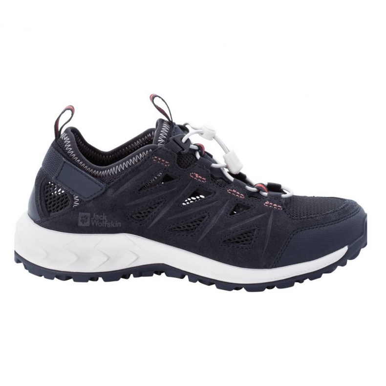 Jack Wolfskin Woodland 2 Hybrid Polobotky 4051351_1207 modrý