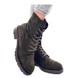 Zelená šněrovací pracovníci zelený