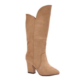 Model boty MP401-1 Béžová béžový