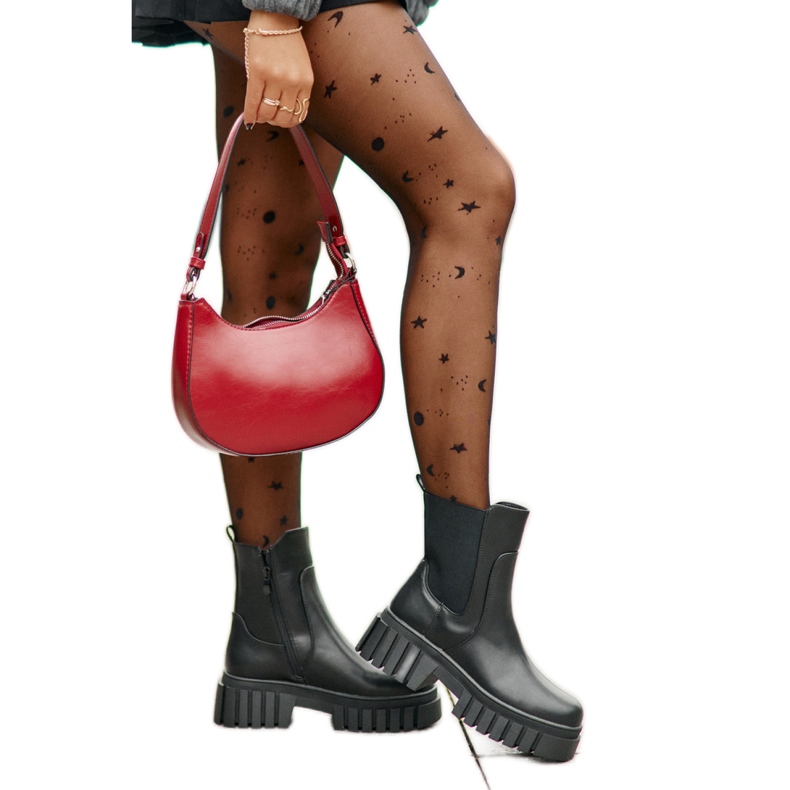 S. BARSKI S.Barski HY42-975 Černé Chelsea boty černá