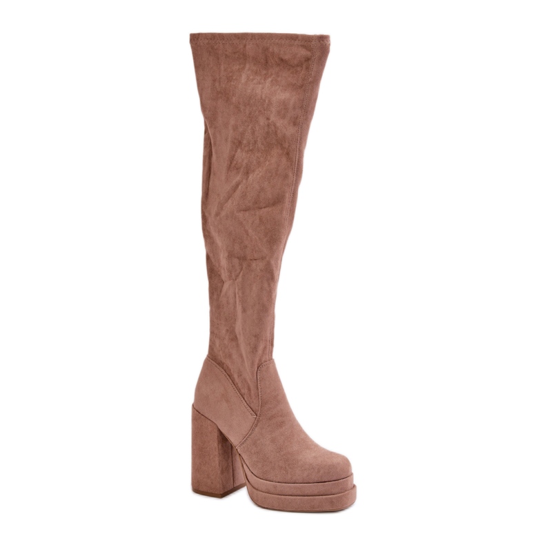 Model 8669 Béžové boty béžový