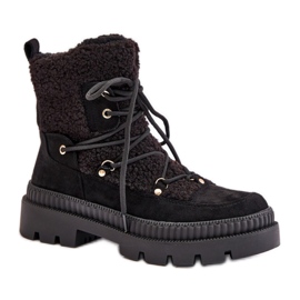 Boty model A8902 černé černý